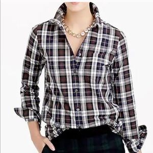 J. Crew women’s Shrunken boy shirt